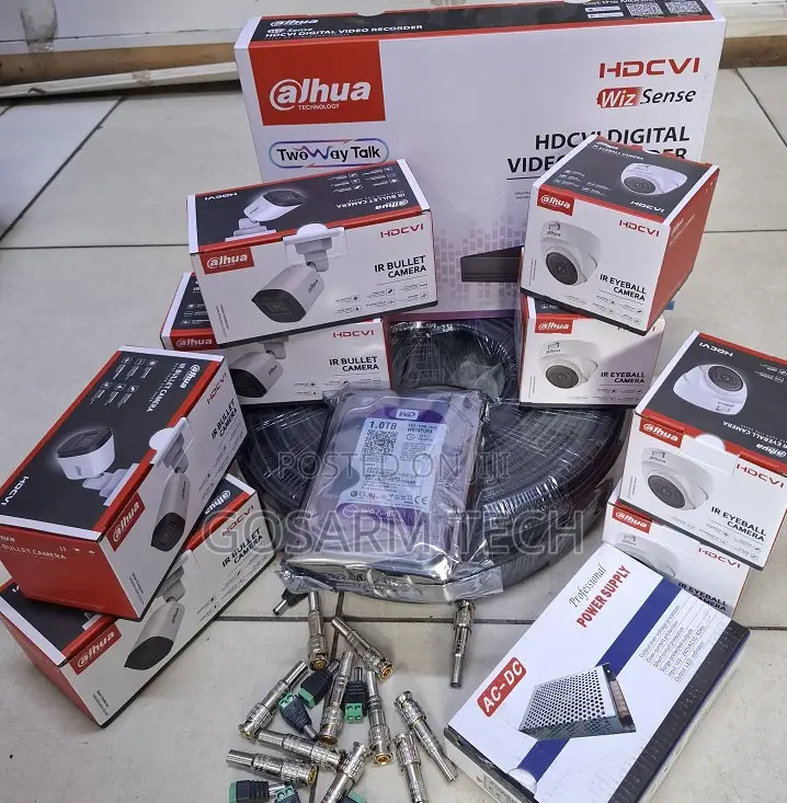 Advanced Remote View Dahua 8KIT 8Channel DVR CCTV Package