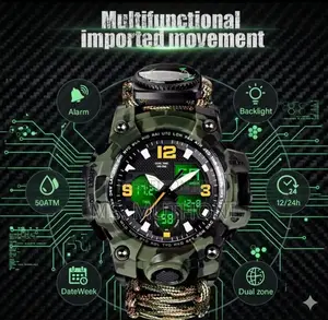 Jungle / Hiking Men's Tactical Digital Watch