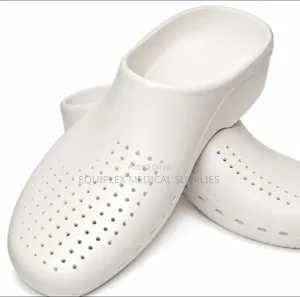 White Autoclavable Hospital Theater Clogs / Theater Crocs (Antistatic)