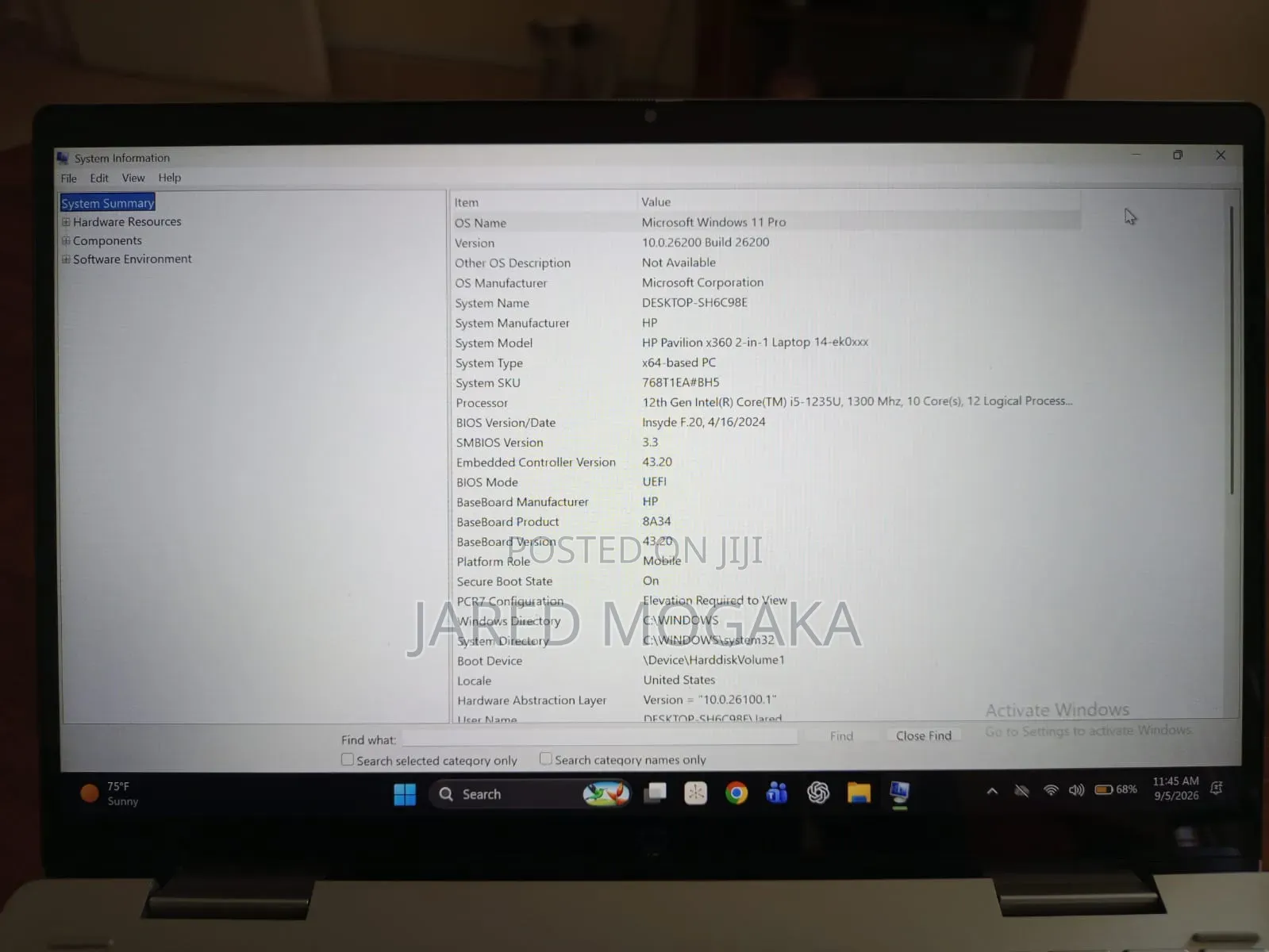 Laptop HP Pavilion x360 8GB Intel Core i5 SSD 512GB