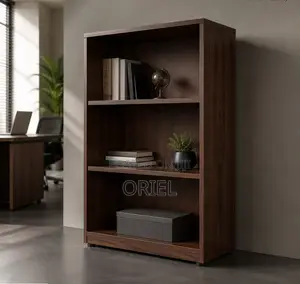 Home Office Bookcase : 3-Tier Standard Bookcase, Cherry Finish