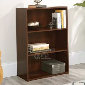 Home Office Bookcase : 3-Tier Standard Bookcase, Cherry Finish