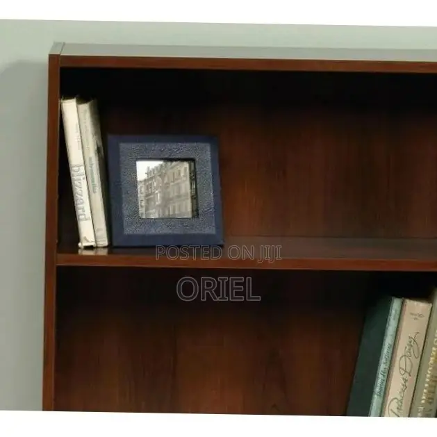 Home Office Bookcase : 3-Tier Standard Bookcase, Cherry Finish