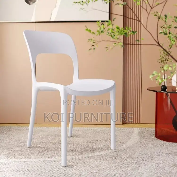 Home Chairs; Plastic Outdoor Garden Armless Chair