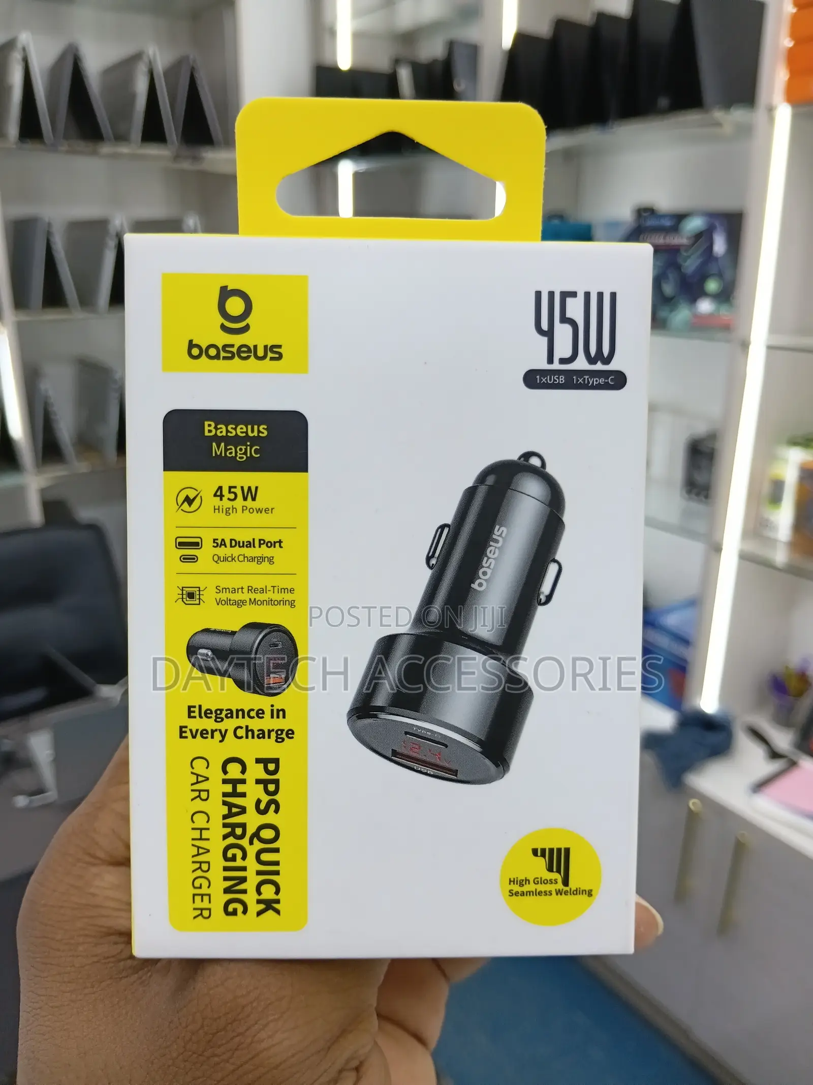 Baseus Magic Series PPS 45W Car Charger (Model CCMLC20C-01)