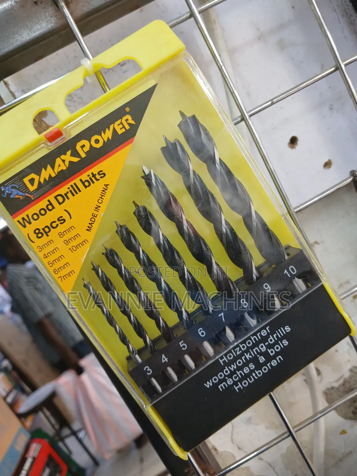8-Piece Set of Dmax Power Drill Bits