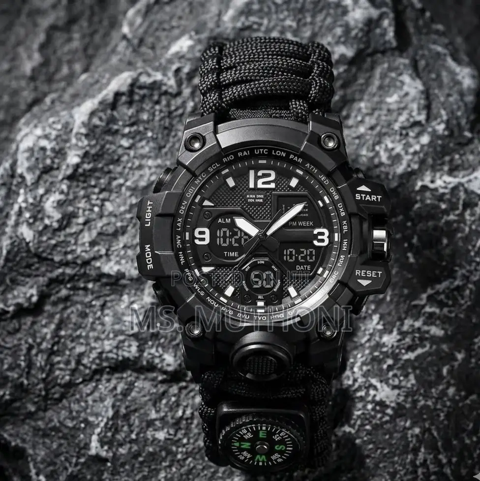 Vitality Tactical Digital Watch Survival Multi-Functional