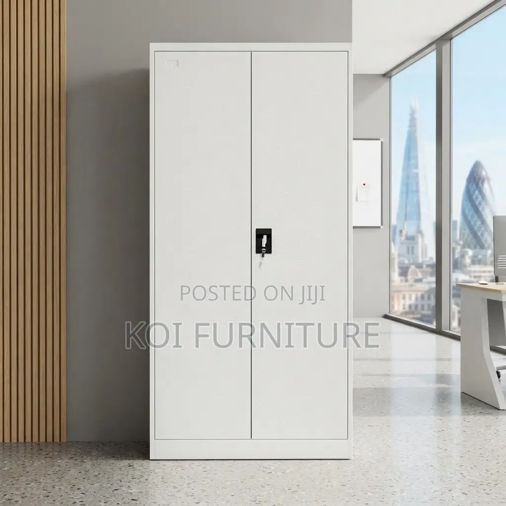 Office Cabinet; Two Doors Stainless Excutive Grey Cabinets