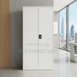 Office Cabinet; Two Doors Stainless Excutive Grey Cabinets