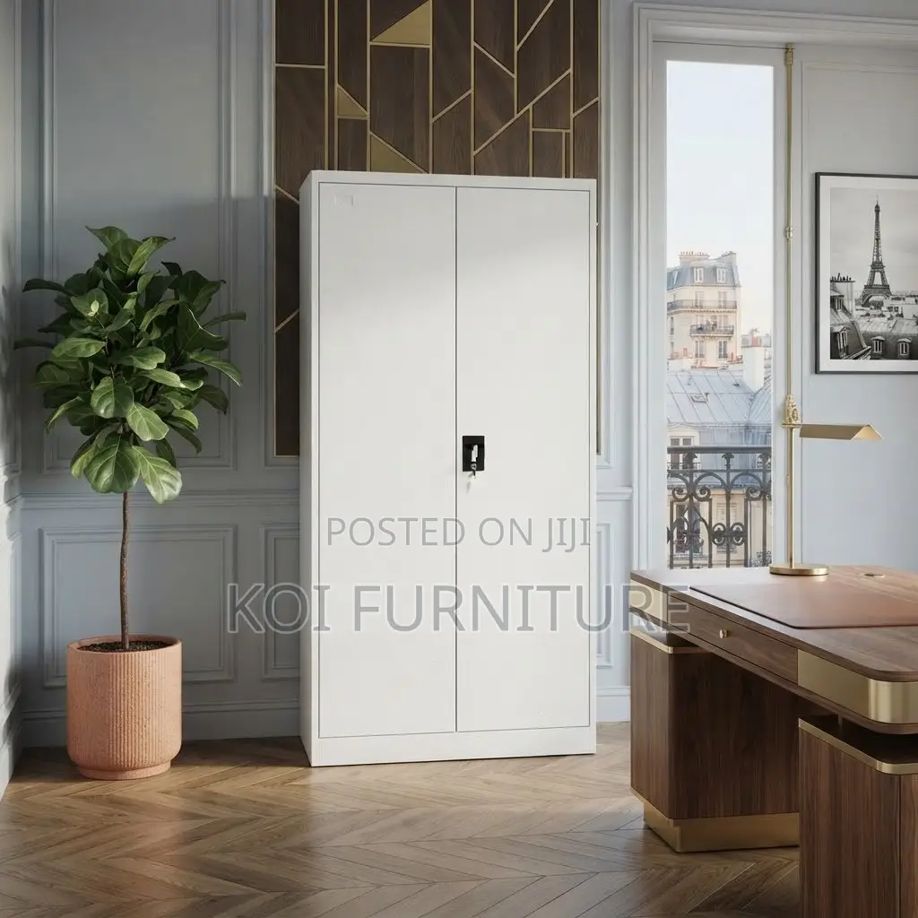 Office Cabinet; Two Doors Stainless Excutive Grey Cabinets