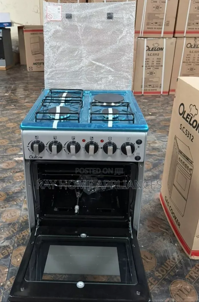 New Model 3gas+1electric Plate Standing Cooker