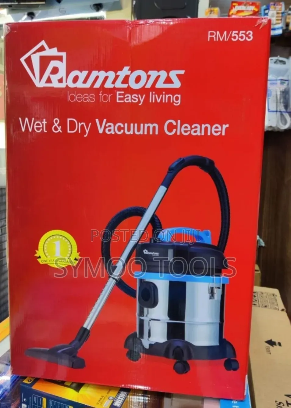 Ramtons 21 Litres Wet and Dry Vacuum Cleaner