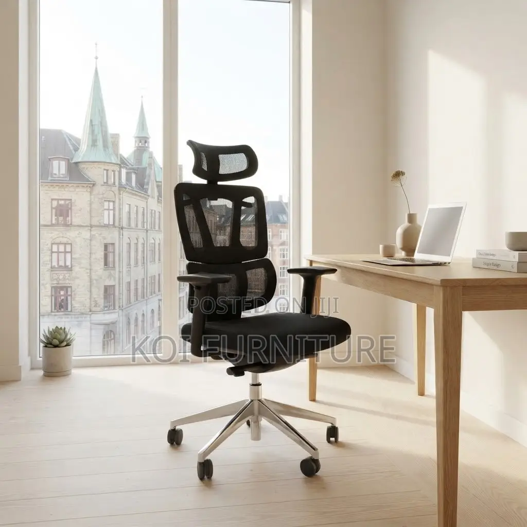 Offfice Chairs; Ergonomic Executive Orthopedic High Backrest Seat