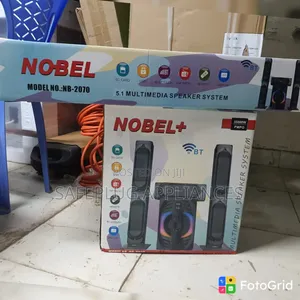 Nobel NB-2070 3.1CH Bluetooth Subwoofer – 55,000W PMPO System