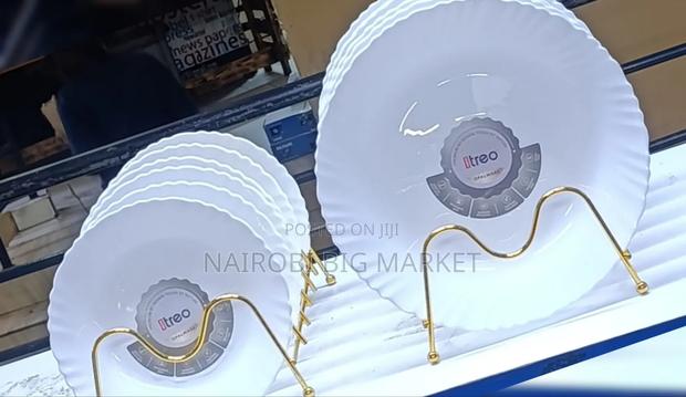 Quality Plates Set White 12pcs - main view