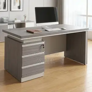 Modern Office Desk : Modern Gray Executive Desk