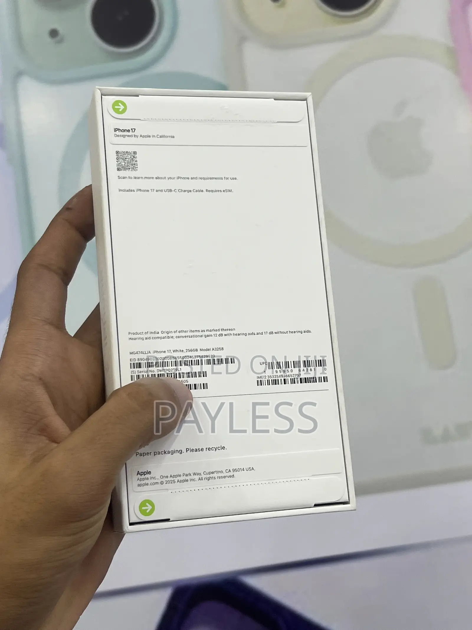 New Apple iPhone 17 256 GB Silver