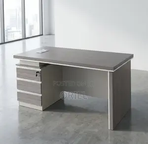 Modern Office Desk : Modern Gray Executive Desk