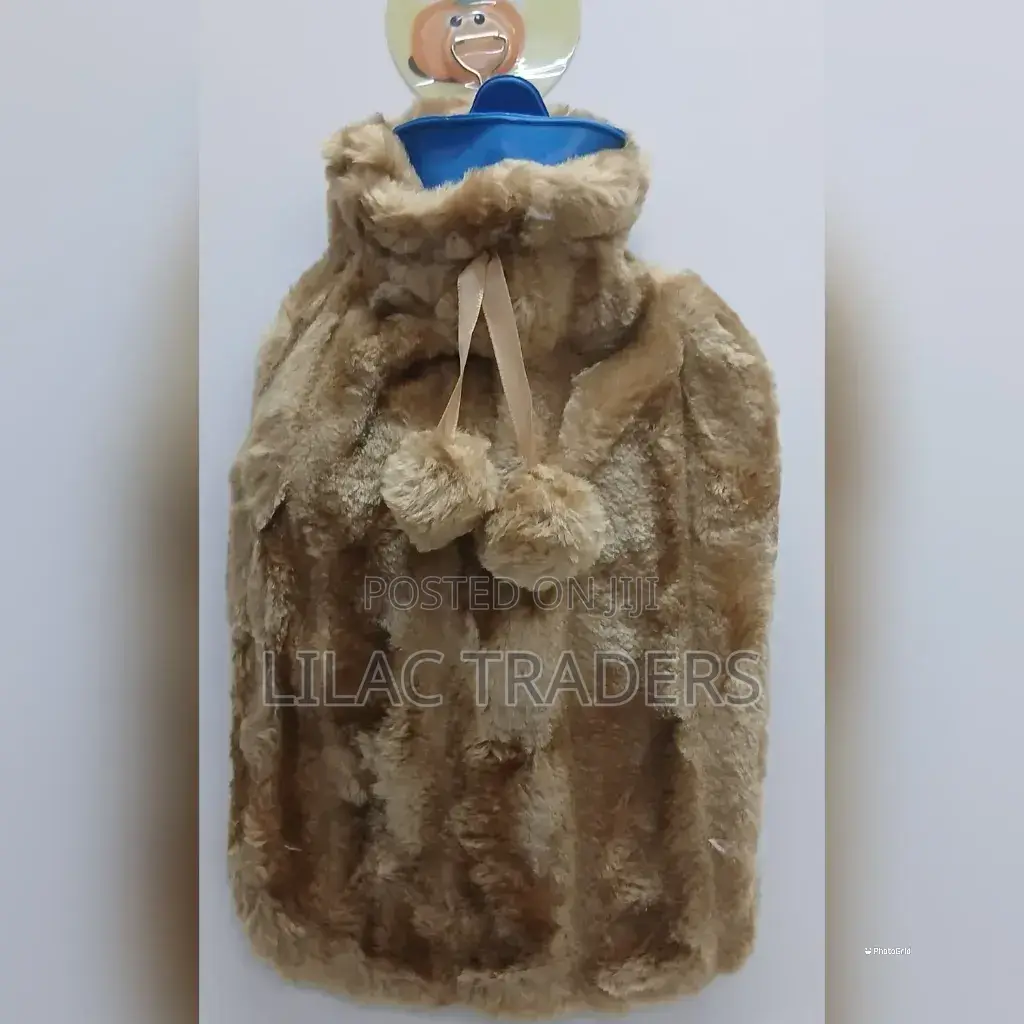 2L Hot Water Bottle – Soft Woolen Cover | Different Colours