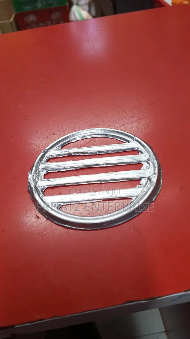 Chrome Floor Drain Gritting - main view