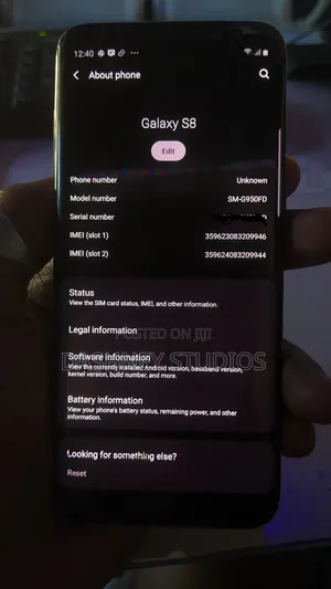 Samsung Galaxy S8 64 GB Black