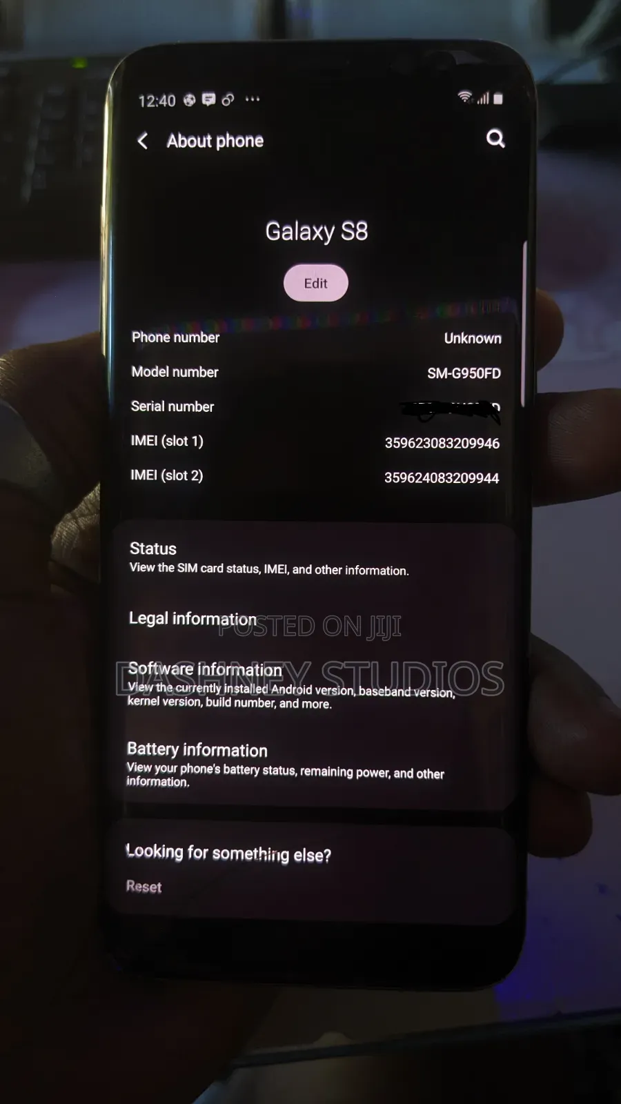 Samsung Galaxy S8 64 GB Black