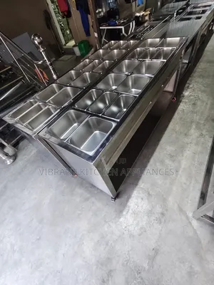 Six-Partition Stainless Steel Electric Food Warmer