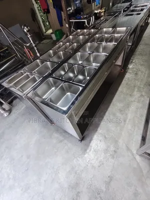 Six-Partition Stainless Steel Electric Food Warmer
