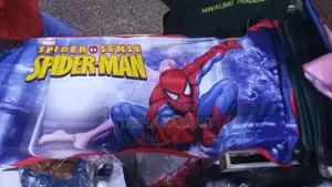 Spiderman Cartoon Themed Kids Towel Mwal