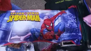Spiderman Cartoon Themed Kids Towel Mwal