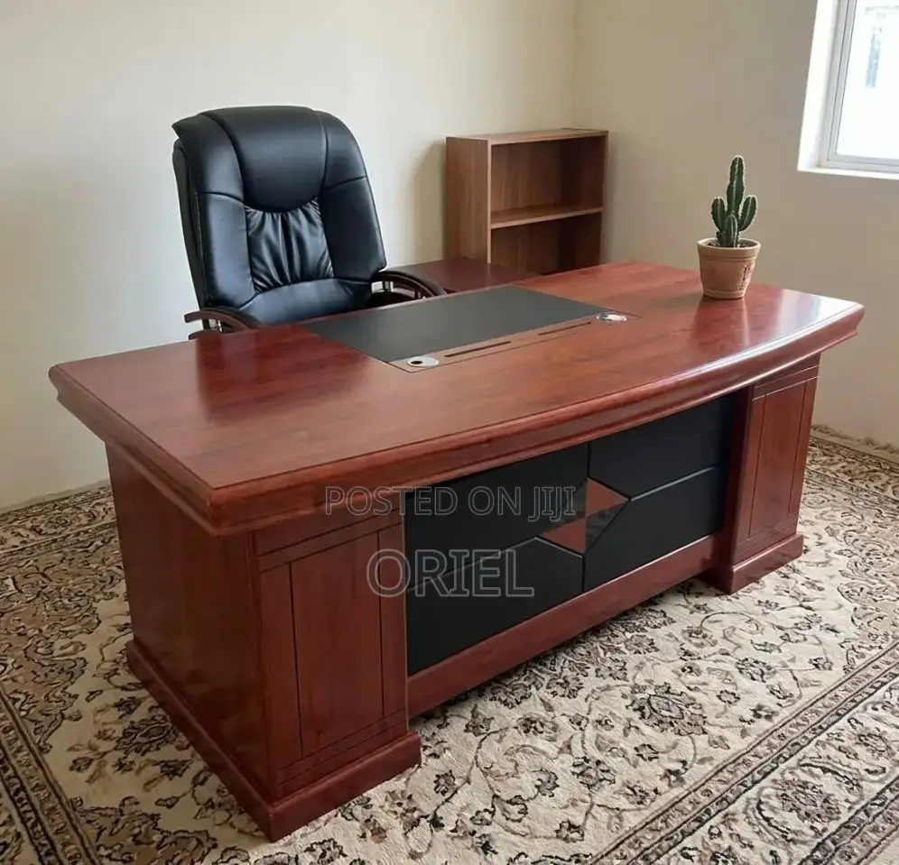 Office Desk : 140CM Imported Mahogany Desk