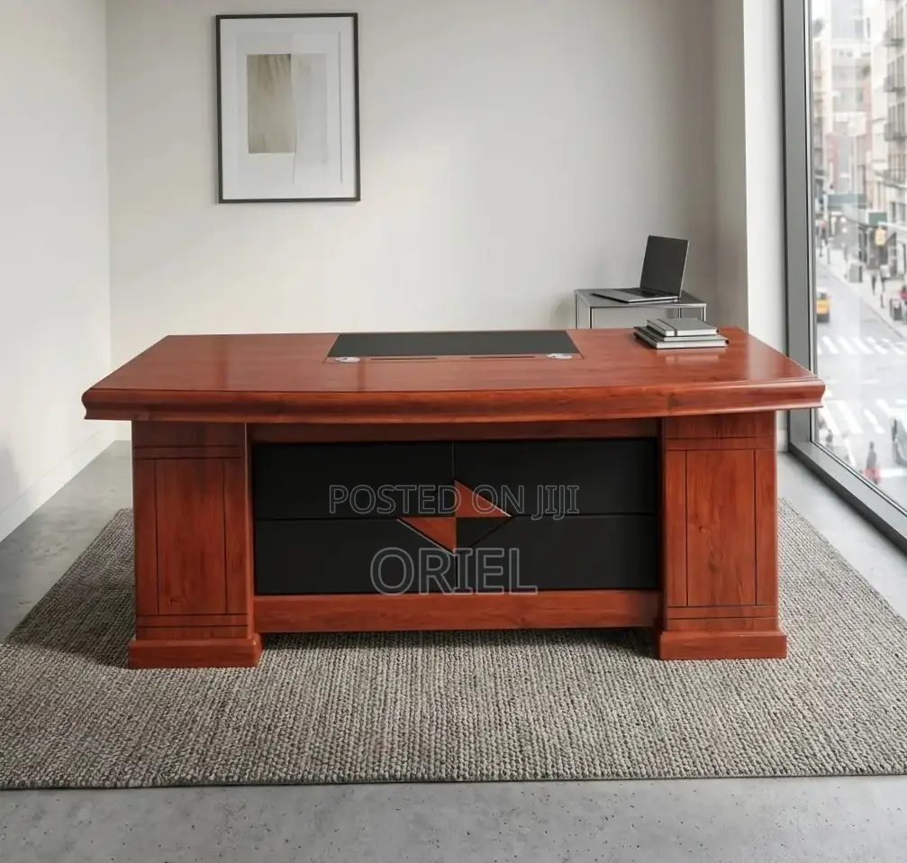 Office Desk : 140CM Imported Mahogany Desk