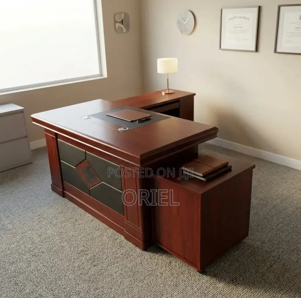 Office Desk : 140CM Imported Mahogany Desk