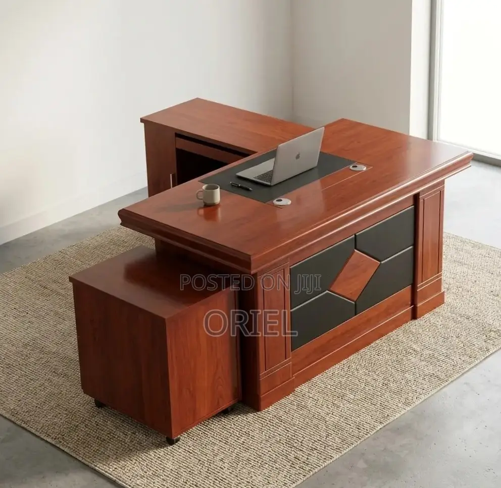 Office Desk : 140CM Imported Mahogany Desk
