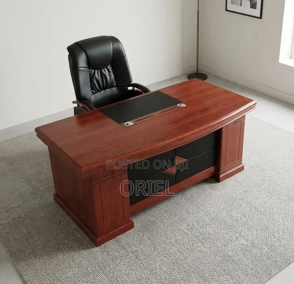 Office Desk : 140CM Imported Mahogany Desk
