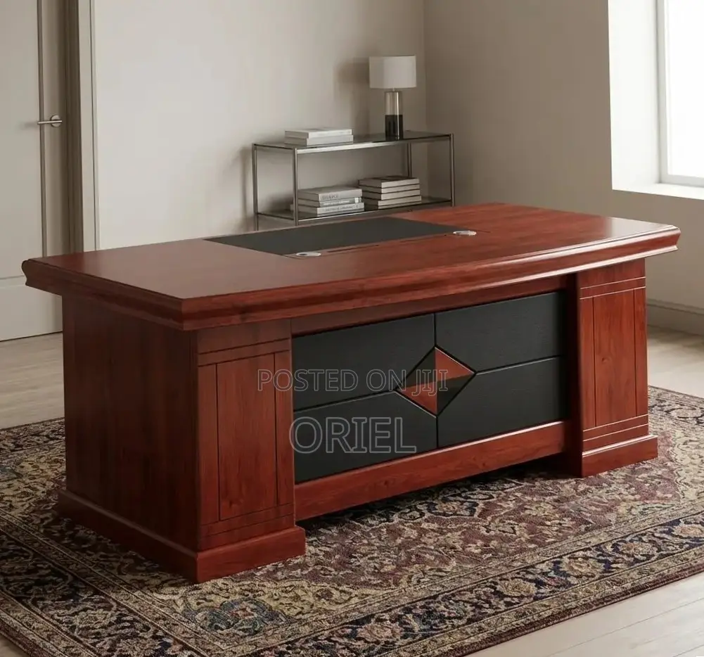 Office Desk : 140CM Imported Mahogany Desk