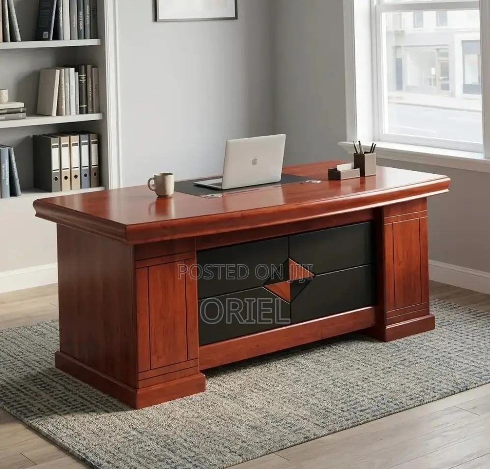 Office Desk : 140CM Imported Mahogany Desk