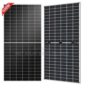 600 Watts - 49 Volts Monocrystalline All Weather Solar Panels Bifacial