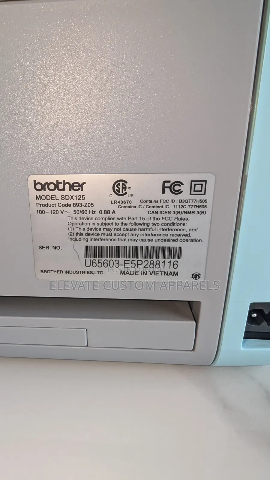 Brother ScanNCut DX SDX125 Cutting Machine With Built-in Scanner