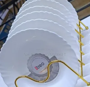 7.5" Side Plates White 6 PCS