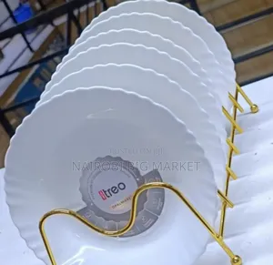 7.5" Side Plates White 6 PCS