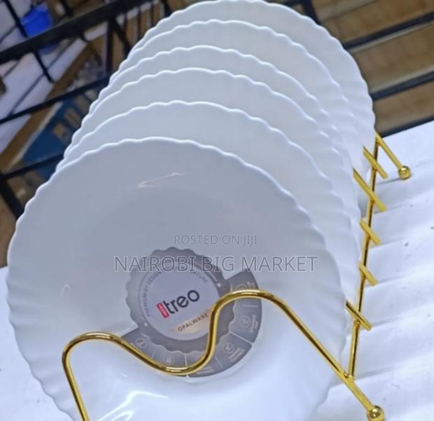 7.5" Side Plates White 6 PCS - thumbnail 2