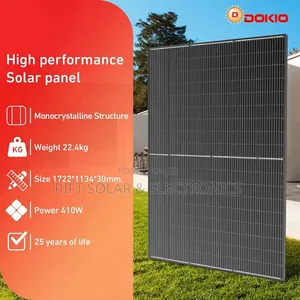 460 Watts - 39 Volts Monocrystalline All Weather Solar Panels Bifacial