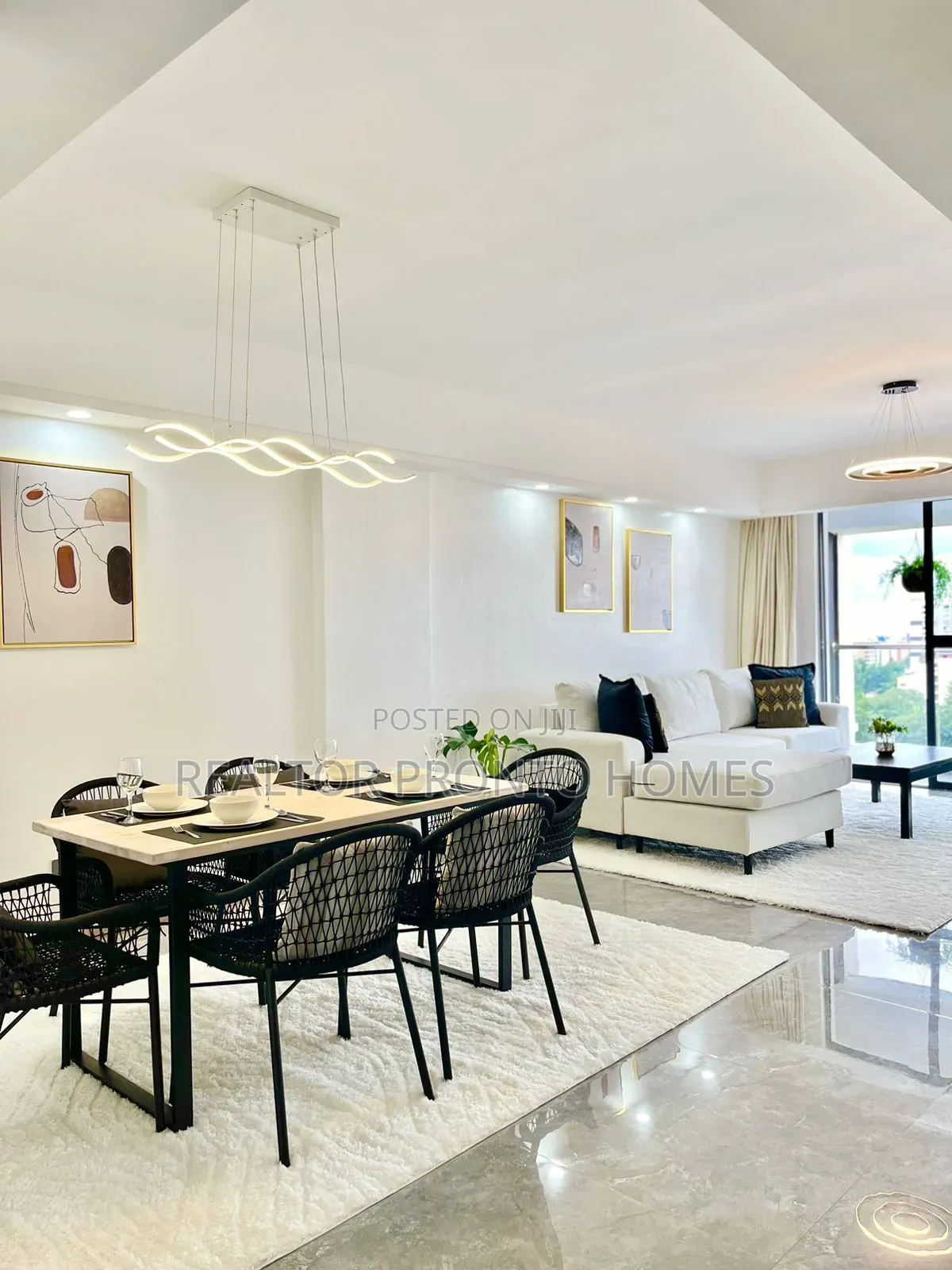 New Modern 3-Bedroom Fully Furnished Amd Serviced Apartment, Kilimani