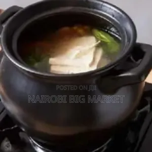 Porcelain Cooking Pot Black