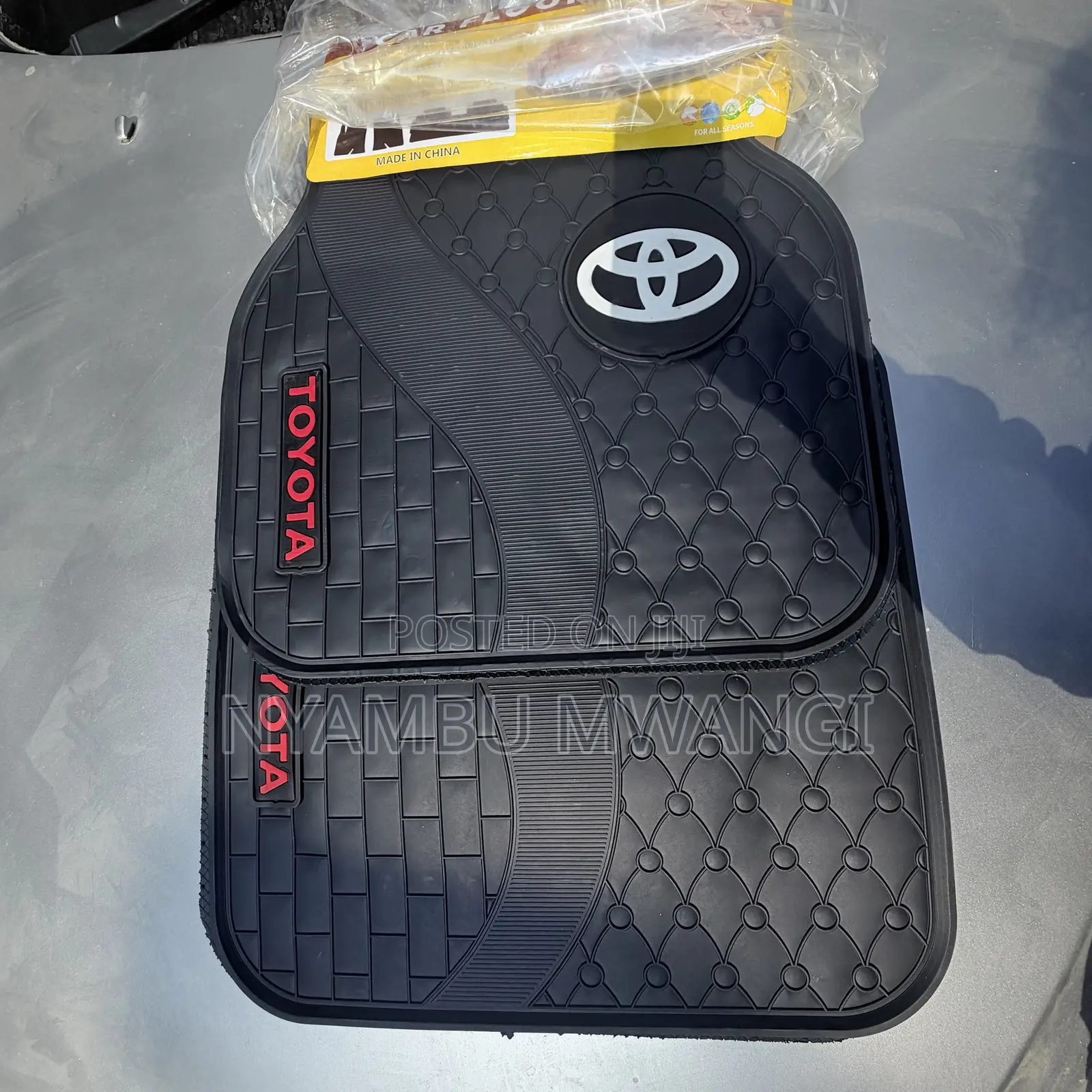 Heavy Toyota Branded Car Floor Mats