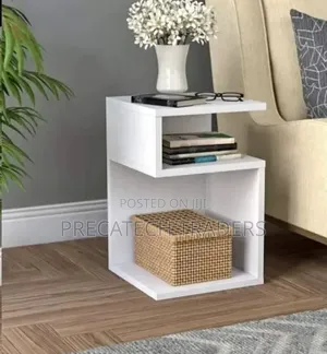 Joy S-Shaped Side Drawer – Modern Bedside Table