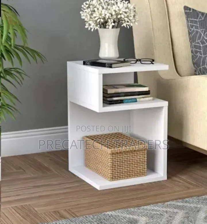 Joy S-Shaped Side Drawer – Modern Bedside Table