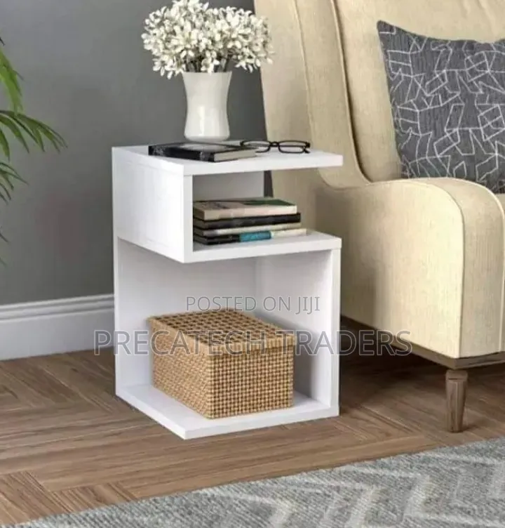 Joy S-Shaped Side Drawer – Modern Bedside Table