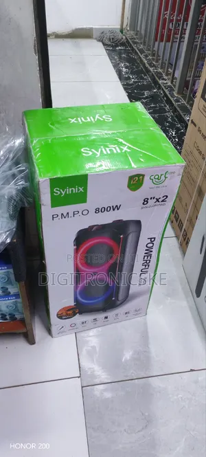 Syinix 800watts Bass Boom Portable Speaker